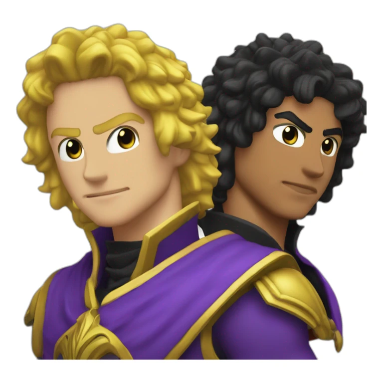 dio-brando-and-za-warudo sticker