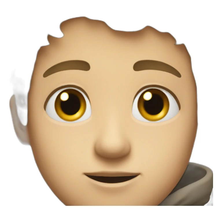 Young men with french eyes sticker