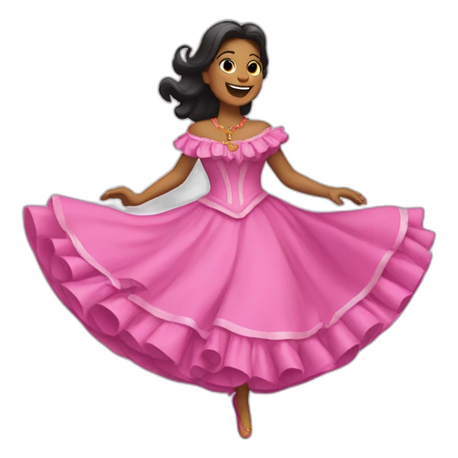 Bailando sevillanas sticker