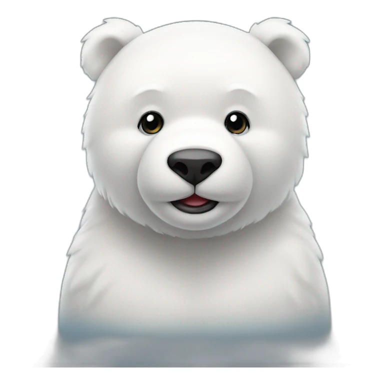 ours polaire sur banquise sticker