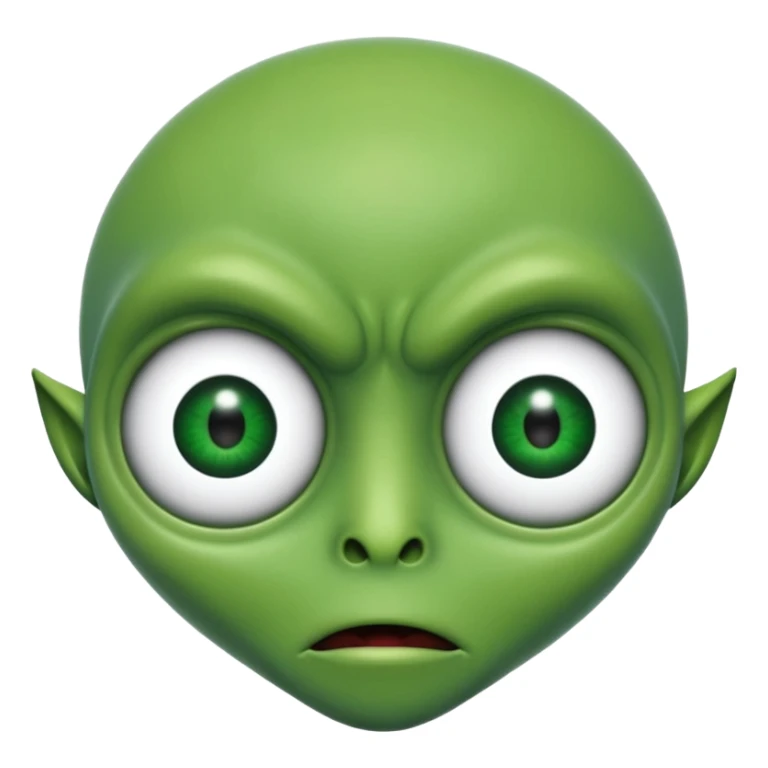 Freak emoji alien freaklord one eye sticker