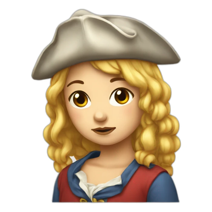 French-Revolution-girl-phrygian-cap-sad sticker