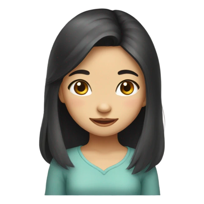 vietnamese girl cat sticker