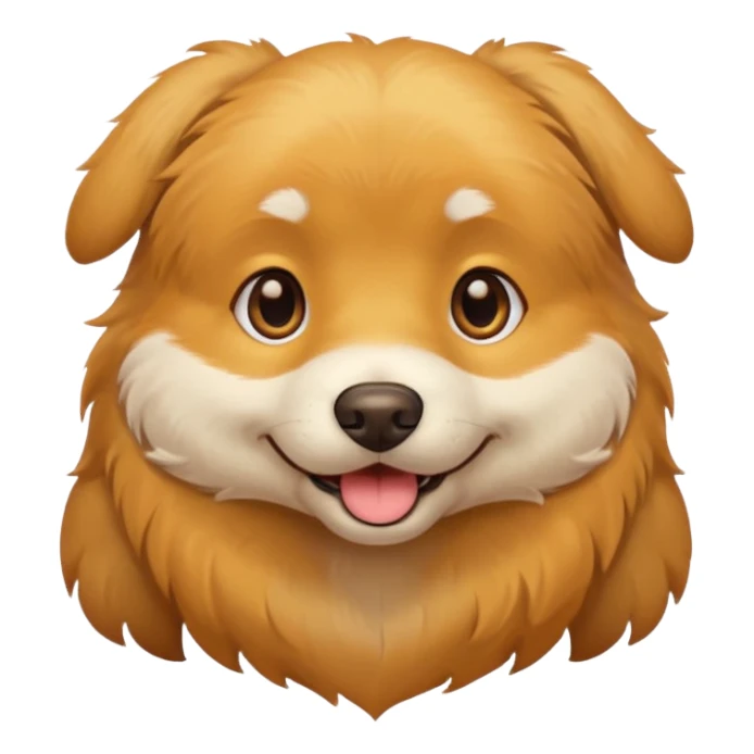 friendly dog animal sticker