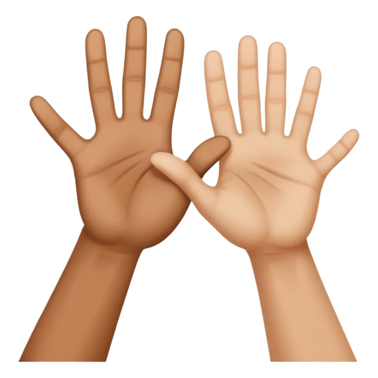 Creation of Adam hands  sticker