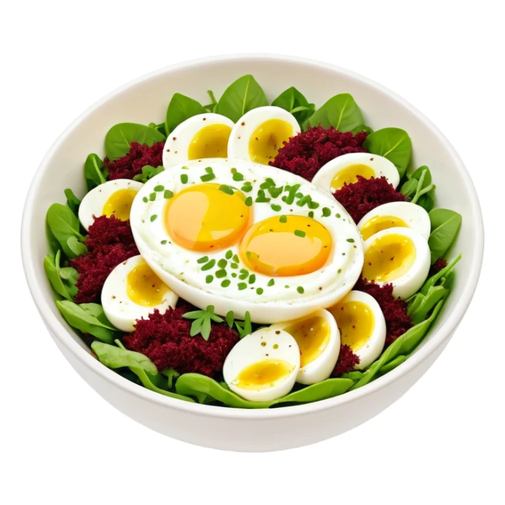 Egg, Labneh and Sumac Salad Bowls
 sticker