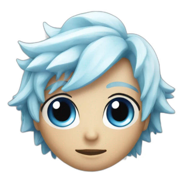 Œuf magie bleu crystalisé sticker