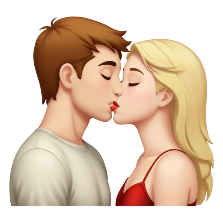 Me kissing my bf sticker