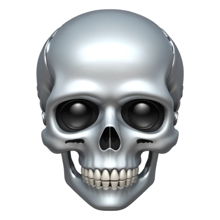 I want an Al wearing a skull sticker