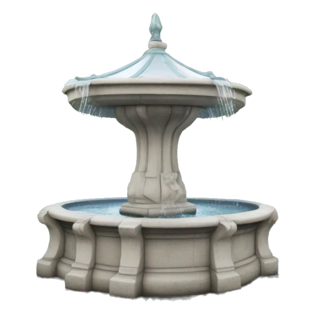 brunnen aus dem wasser kommt sticker