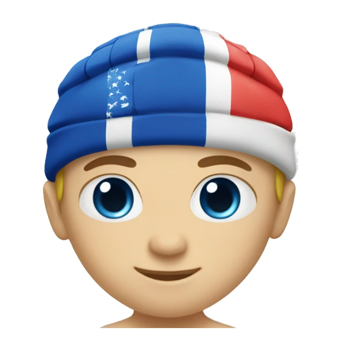 summer olympics swimming boy caucasian sticker