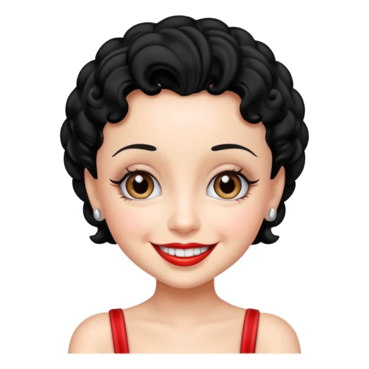 Betty boop sticker