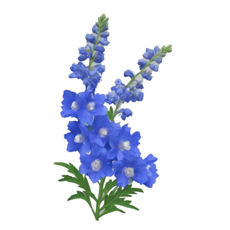 delphinium bouquet sticker