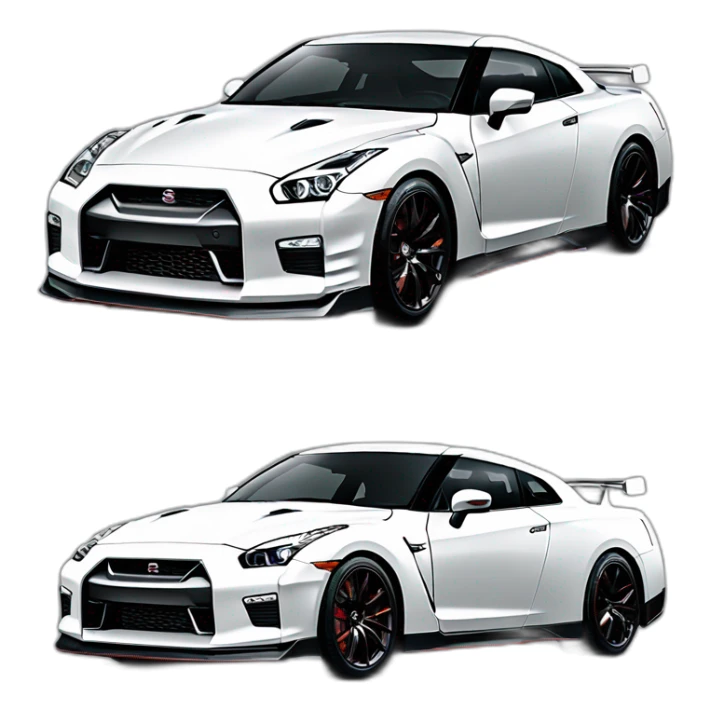 Nissan gtr r 35 sticker