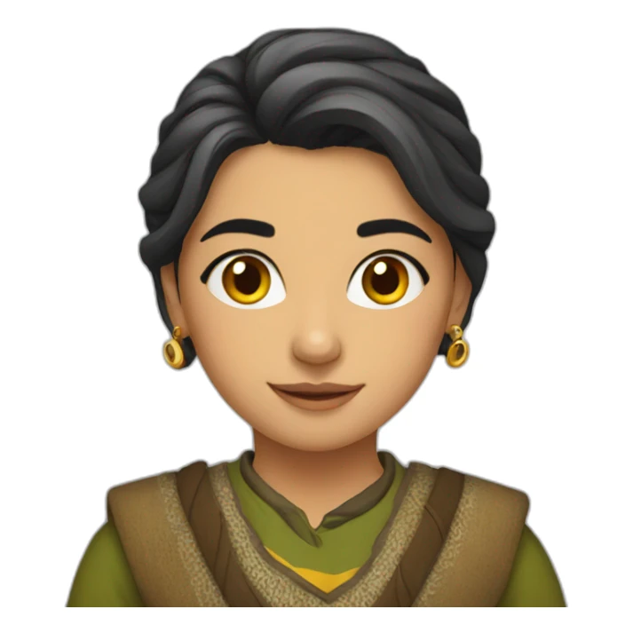 Kurdish girl sticker