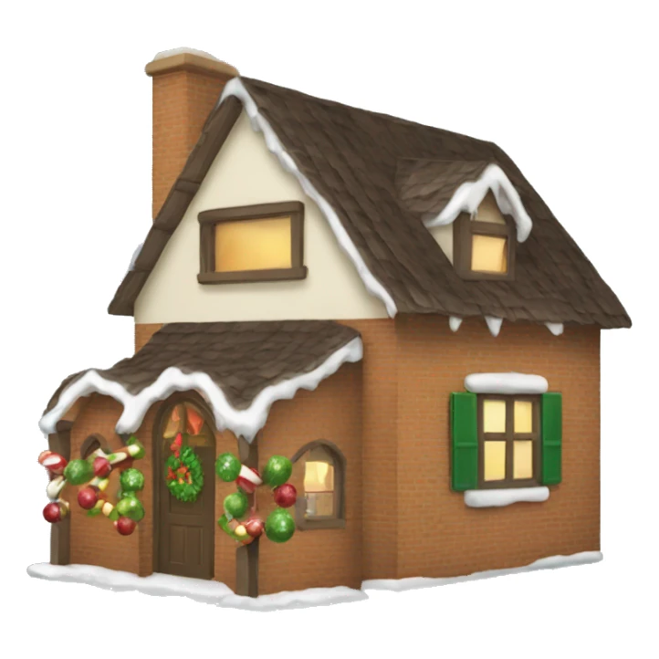 Christmas house cuisine sticker