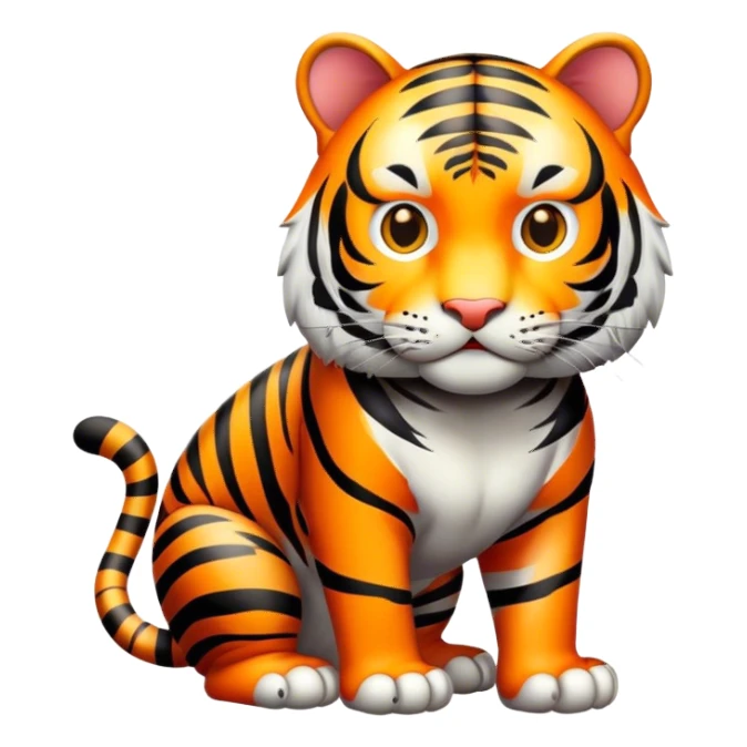 japanese tiger all body sticker