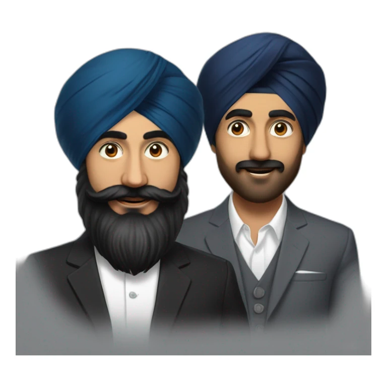 jagmeet singh with Rushikesh mahajan sticker