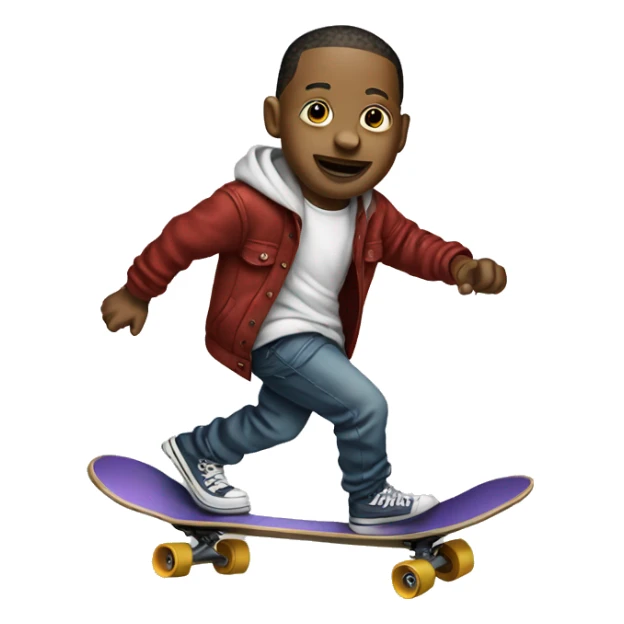 YG on a skateboard sticker