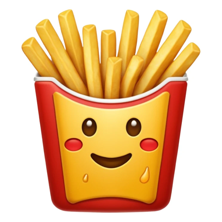 Fries sticker