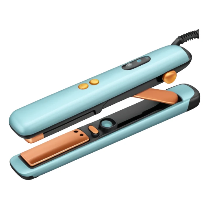 hair straightener sticker