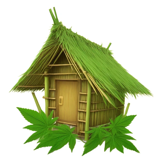 thai hut cannabis on a cannabis tree sticker