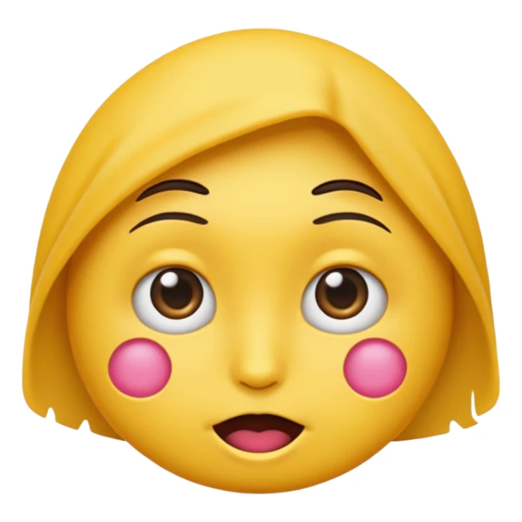 Emoji qui boude très mignon  sticker
