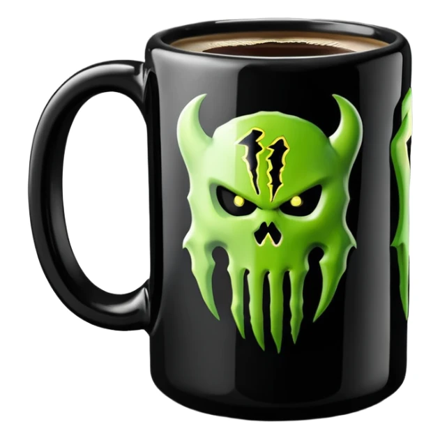 Monster Energy's Coffee Mugs sticker
