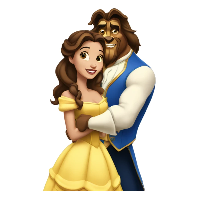 beauty and the beast belle sticker