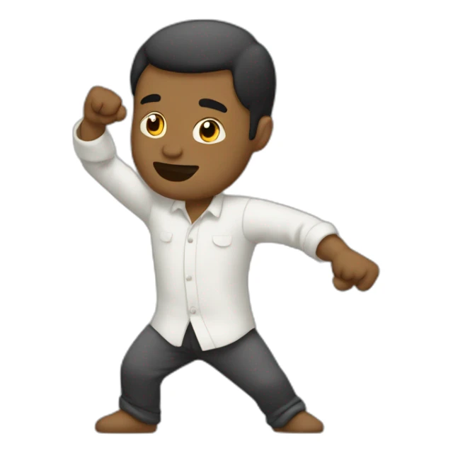 Homme qui fait dab sticker