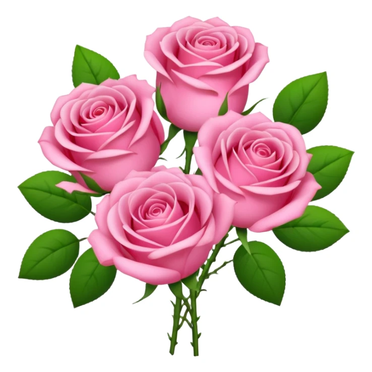 Valentines Day all pink flowers sticker