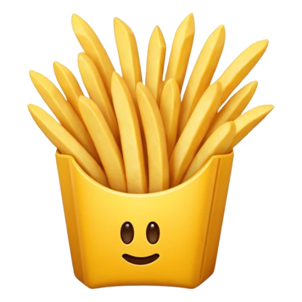 patatine fritte (giallo) sticker