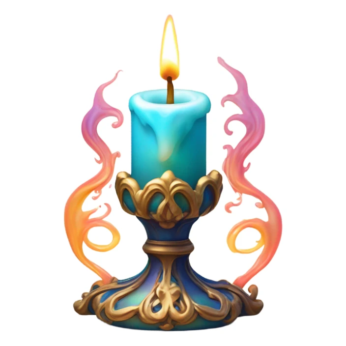 Magic candle  sticker