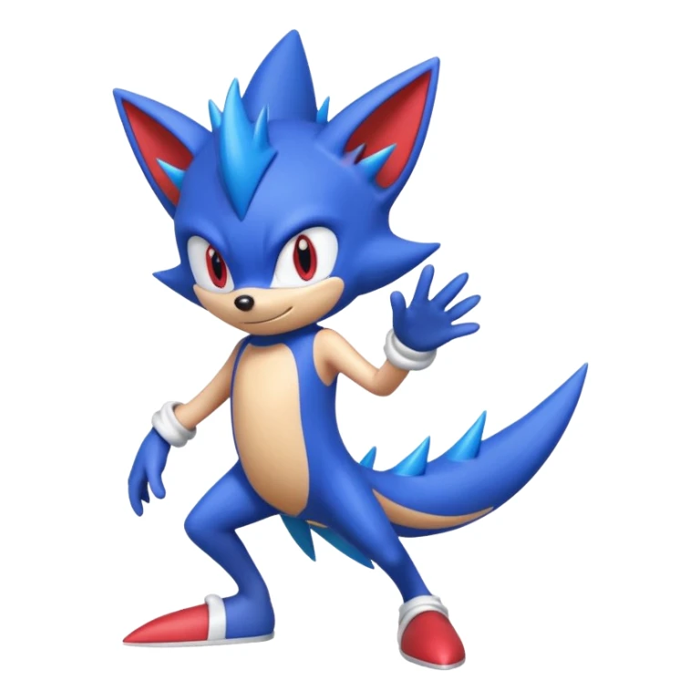 Sonic-Sneasel-fusion (full body) sticker