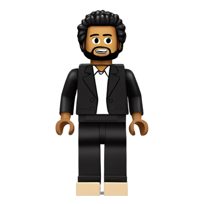 THE WEEKND lego full body sticker