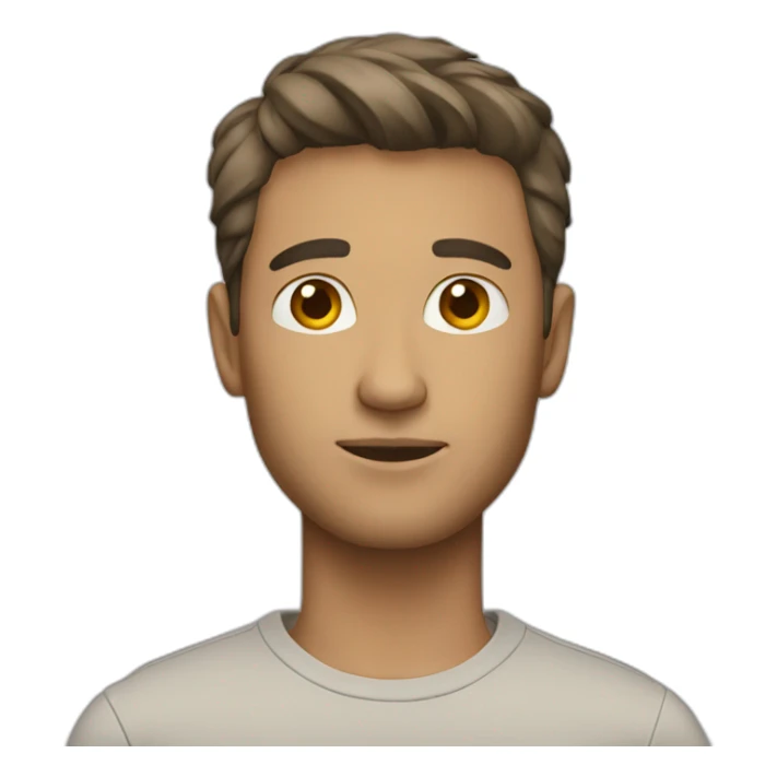 A man with casual outfit sticker