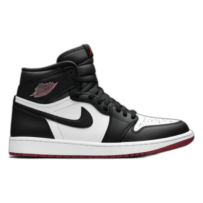 Jordan 1 travis black reverse swoosh sticker