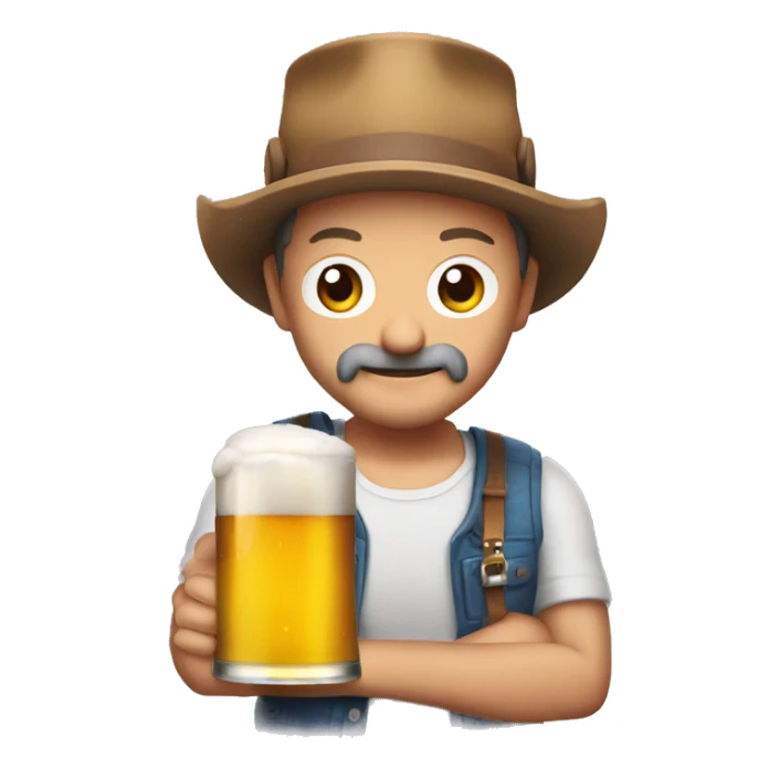 Tony Tony chopper qui boit une bière  sticker