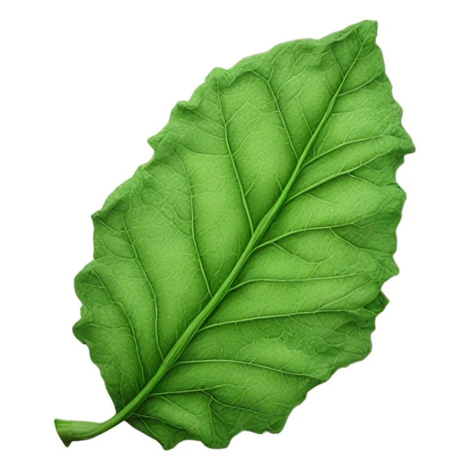 Tobacco leaf sticker