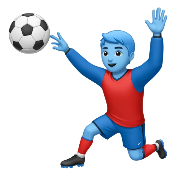 
 “Goal” sign comic style blue (#00A3E0) and red (#F9423A)  sticker