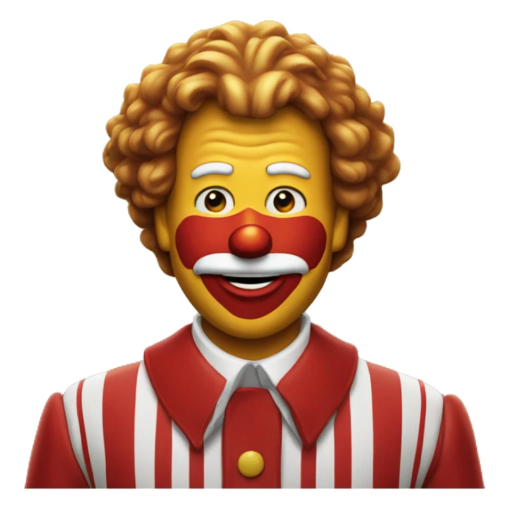 If Ronald McDonald was Santa Claus  sticker