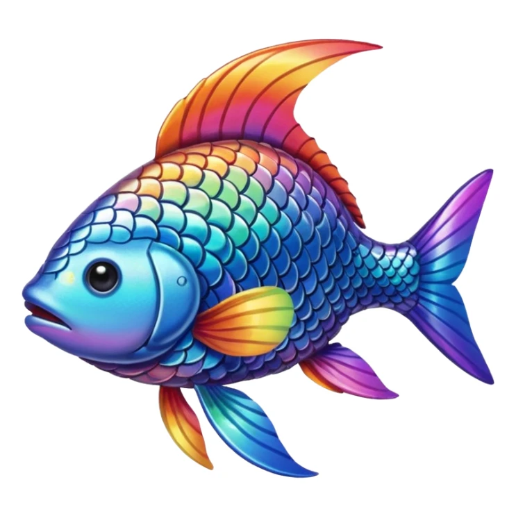 A fish representing im sorry for your loss sticker