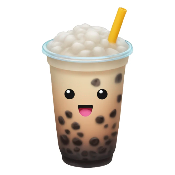 Boba tea sticker