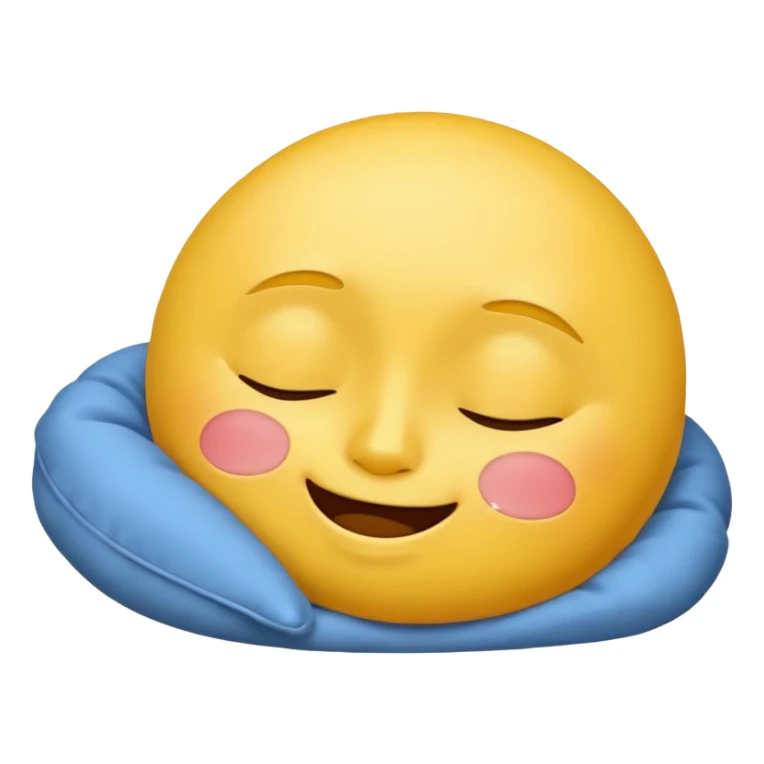 nap time emoji with z's sticker