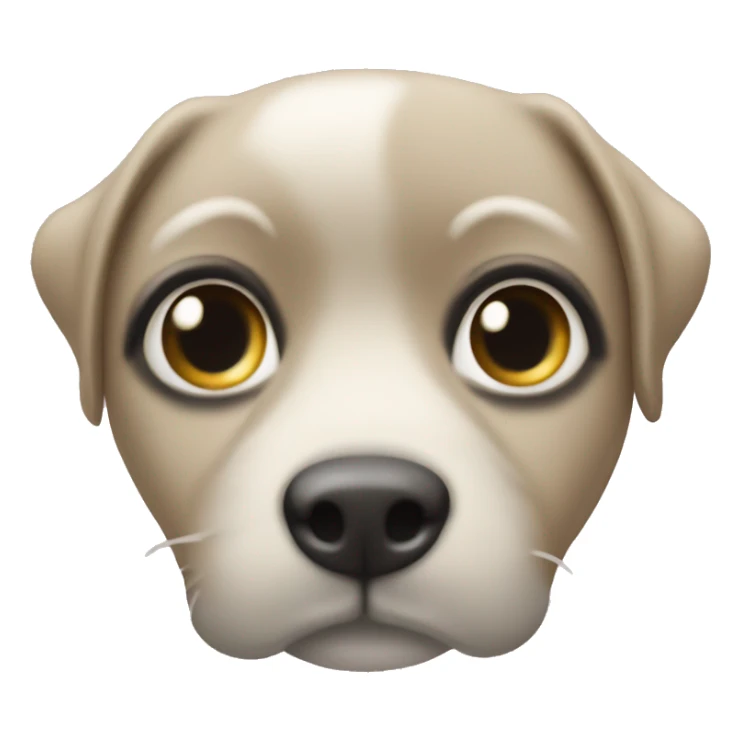 PALLONCINO A FORMA DI CANE CON OCCHI  sticker