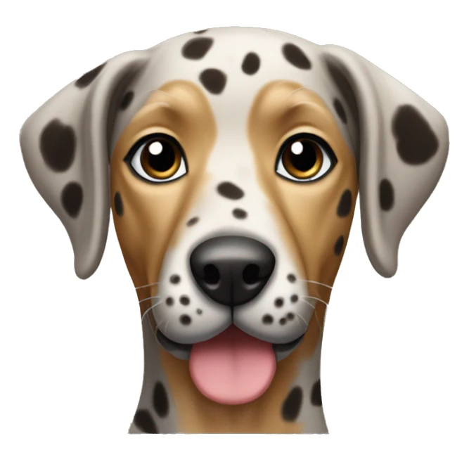 catahoula leopard dog emoji sticker