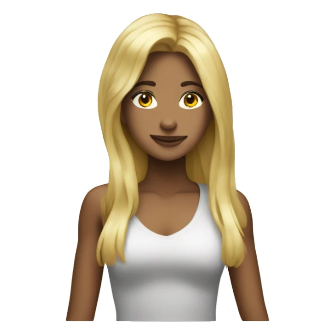 Brazilian man blonde girl sticker