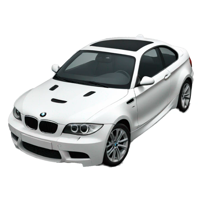 BMW s1 color blanco  sticker