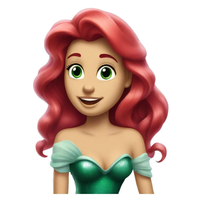 ariel from the little mermaid  sticker