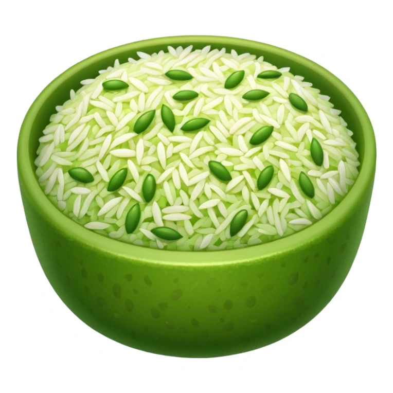 green food rice sticker